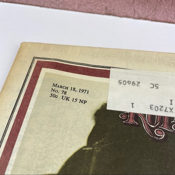 Vintage Rolling Stone Magazine Muhammad Ali March 18, 1971 Music Art History - Picture 3 of 5